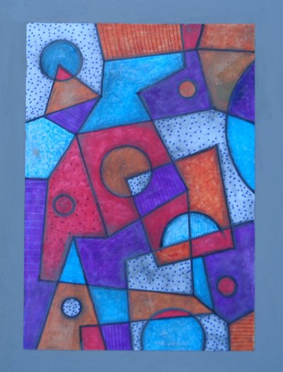 DEN FØRSTE 0F 2021 (AKRYL) af Peter McClure