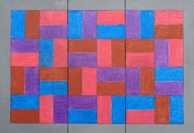 FLISEBEKLÆTTET TRIPTYK. 20-20 af Peter McClure