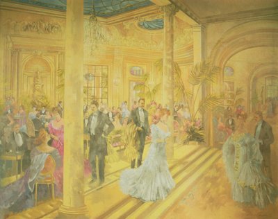 Palm Court - Winter at the Ritz af Peter Miller
