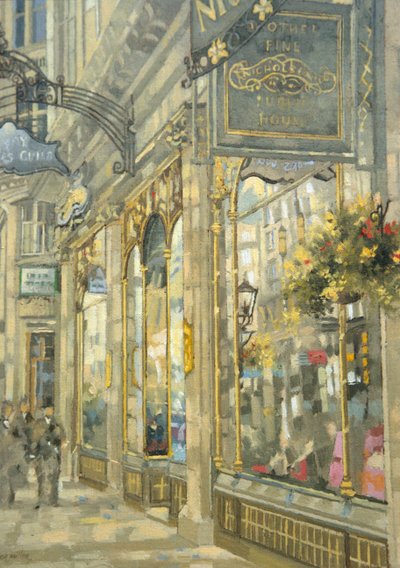 The Savoy Taylors Guild - The Strand (olie på lærred) af Peter Miller