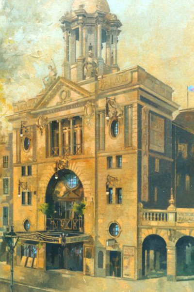 Victoria Palace Theatre (olie på lærred) af Peter Miller