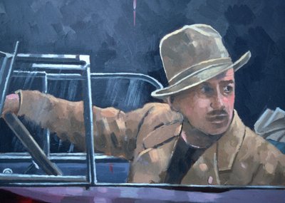 Walt Disney (olie på lærred) af Peter Miller