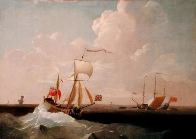 Royal Yacht (olie på lærred) af Peter Monamy