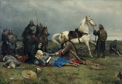 Valkyriens død af Peter Nicolai Arbo