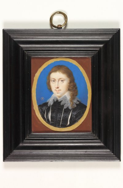 Edmund Waller (akvarel på vellum) af Peter Oliver