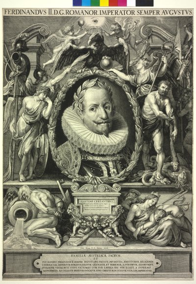 Den hellige romerske kejser Ferdinand II af Peter Paul (after) Rubens