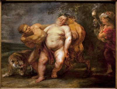 Silene fuld. Maleri af følget af Pierre Paul Rubens (1577-1640), olie på træ, midten af 1600-tallet. Museum of Fine Arts i Angers. af Peter Paul (circle of) Rubens