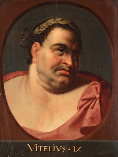 Vitellius (Aulus Vitellius Germanicus kejser Augustus) kejser romain (15-69) - kejser Vitellius par Rubens, Peter Paul af Peter Paul (school of) Rubens