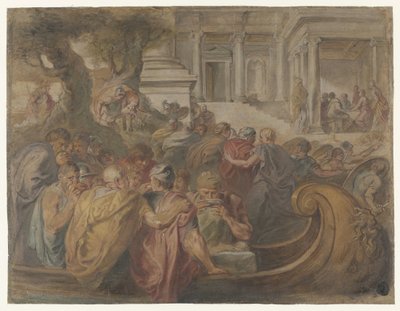 Ankomst af Odysseus og ledsagere til Circe af Peter Paul Rubens (possibly)
