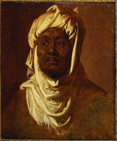 En afrikaner iført turban - en skitse af Peter Paul Rubens