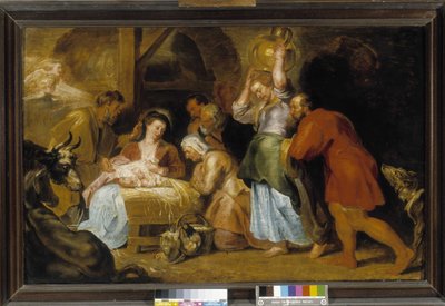 Tilbedelse af hyrderne af Peter Paul Rubens