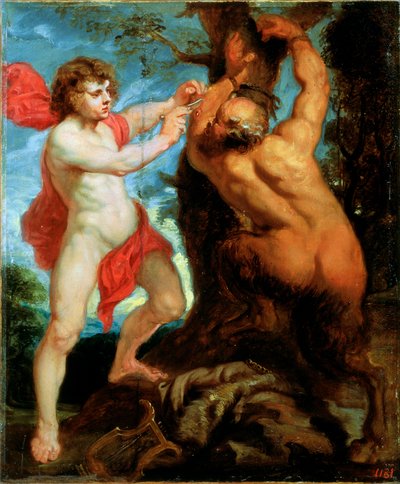 Apollo og Marsyas, 1600-tallet af Peter Paul Rubens