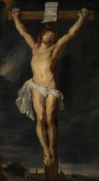 Kristus på korset (olie på lærred) af Peter Paul Rubens