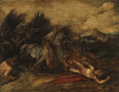 Hippolytus død af Peter Paul Rubens