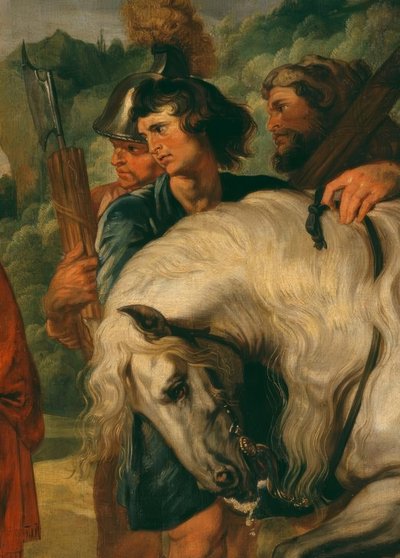 Decius Mus underkaster sig sin skæbne. af Peter Paul Rubens