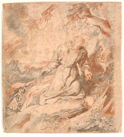 Die Stigmatisation des Heiligen Franz af Peter Paul Rubens