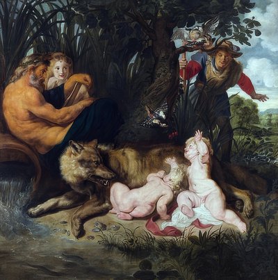 At finde Romulus og Remus. 1612 af Peter Paul Rubens
