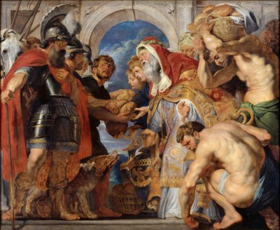 Mødet mellem Abraham og Melkisedek af Peter Paul Rubens