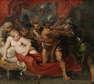 Samsons tilfangetagelse af Peter Paul Rubens