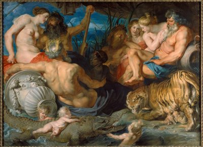 De fire dele af verden af Peter Paul Rubens