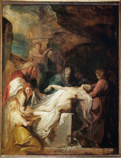 Grablegung Christi af Peter Paul Rubens