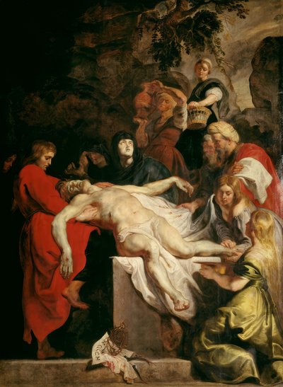 Grablegung Christi af Peter Paul Rubens
