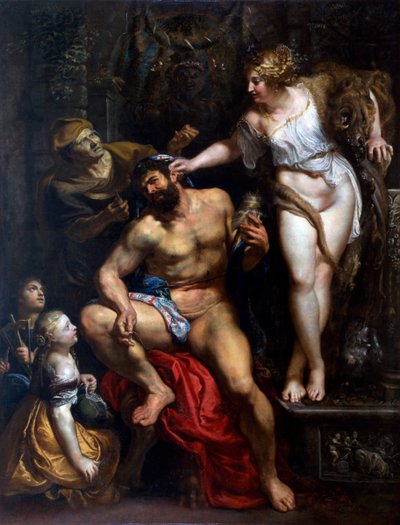 Hercules og Omphale, 1606 af Peter Paul Rubens