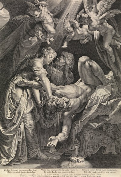 Judith og Holofernes (kobberstik) af Peter Paul Rubens