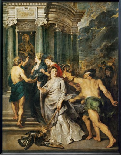 The Peace Conclusion (maleri på lærred) af Peter Paul Rubens