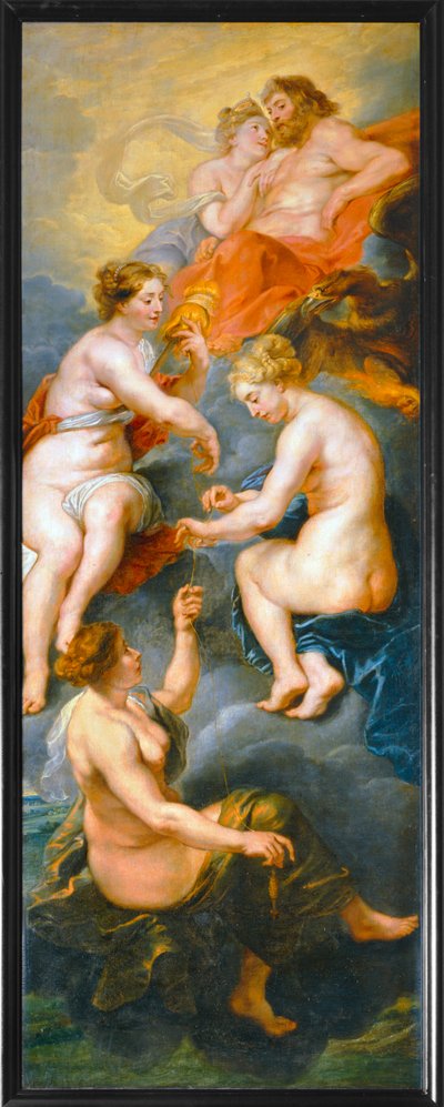 Les Parques filant le destin de la reine Marie de Medicis (maleri på lærred) af Peter Paul Rubens