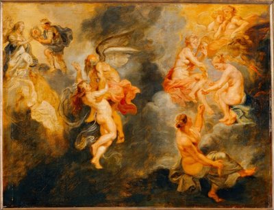 De tre skæbner efter Marie Medicis skæbne af Peter Paul Rubens