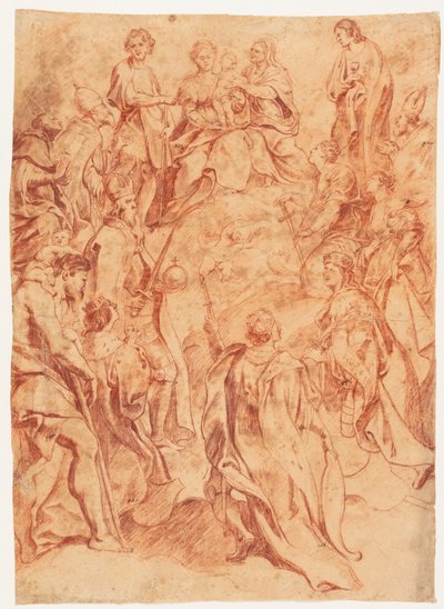 Maria mit dem Kind und Heiligen af Peter Paul Rubens