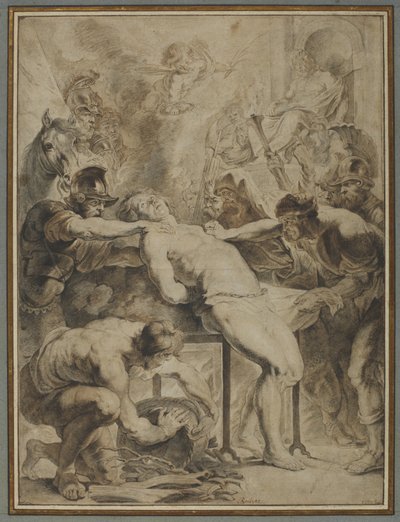 Saint Lawrences martyrium, 1550 af Peter Paul Rubens