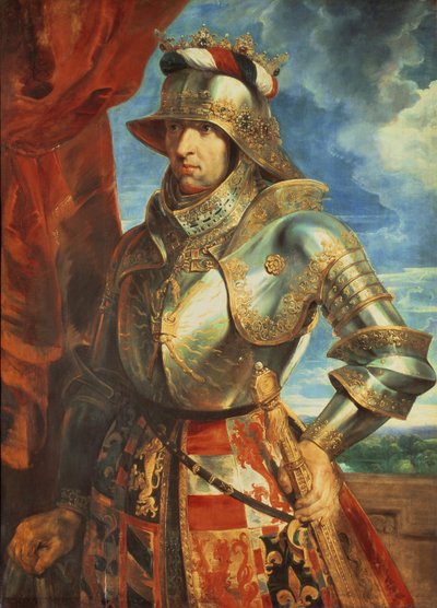 Maximilian I (1459-1519) af Peter Paul Rubens