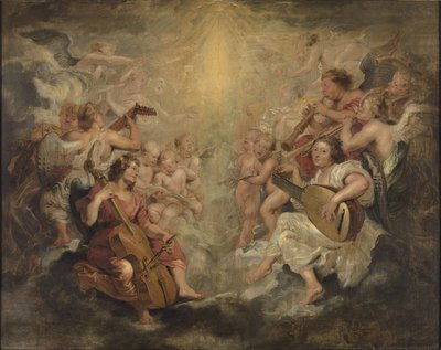 Musikskabende engle af Peter Paul Rubens