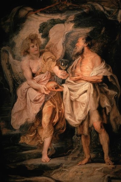 P.P. Rubens, Elias og englen af Peter Paul Rubens