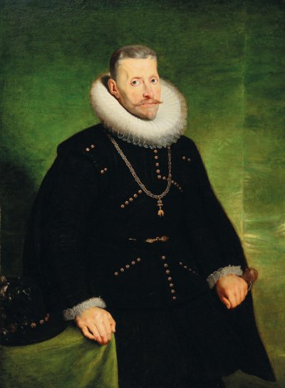 Portræt af ærkehertug Albert af Østrig 1559-1621. af Peter Paul, Rubens