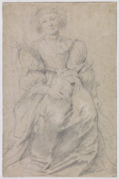 Portræt af Hélène Fourment af Peter Paul Rubens