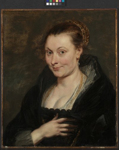 Portræt af Isabella Brant, c.1620-25 af Peter Paul Rubens
