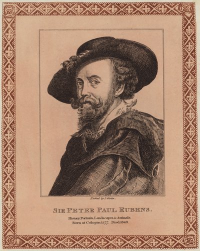 Portræt af Peter Paul Rubens af Peter Paul Rubens