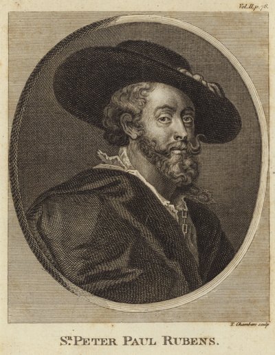 Portræt af Peter Paul Rubens af Peter Paul Rubens