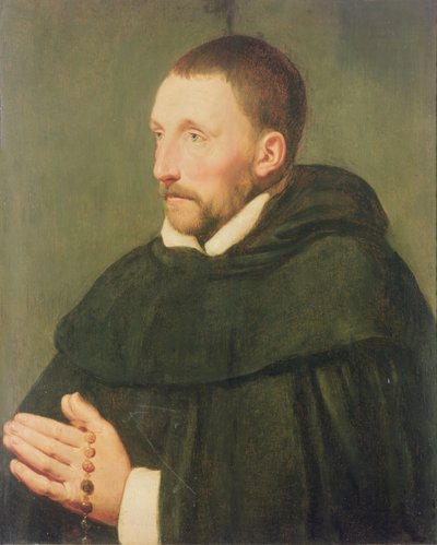 Portræt af en dominikaner, menes at være Padre de Buzzara af Peter Paul Rubens