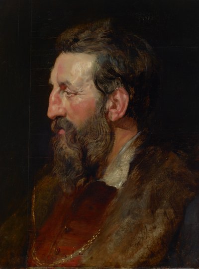 Portræt af en mand, ca. 1615 (olie på panel) af Peter Paul Rubens