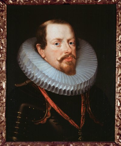 Portræt af en flamsk herre med en ruff (olie på lærred) af Peter Paul Rubens
