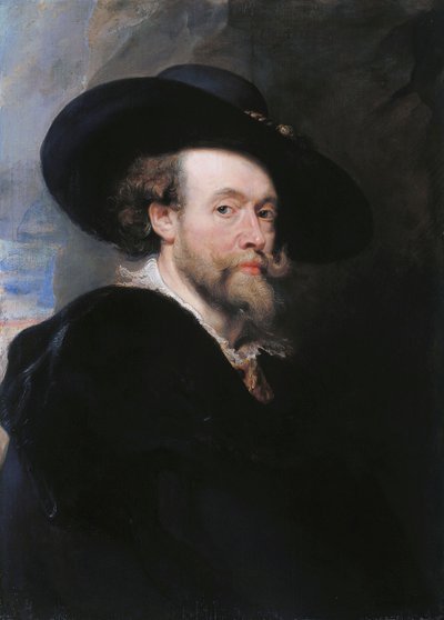 Portræt af kunstneren af Peter Paul Rubens
