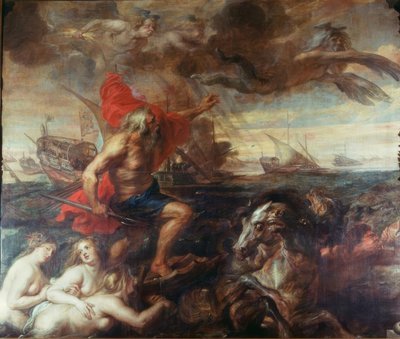 Quos ego! - Neptun, beroliger bølgerne af Peter Paul Rubens