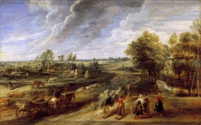 Hjemkomst fra høsten, ca 1637. af Peter Paul Rubens