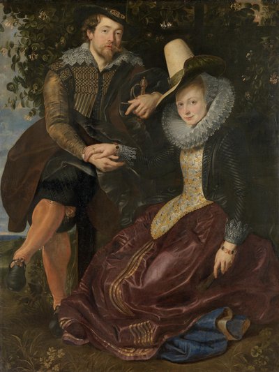 Rubens og Isabella Brant i kaprifoliumløvhytten af Peter Paul Rubens