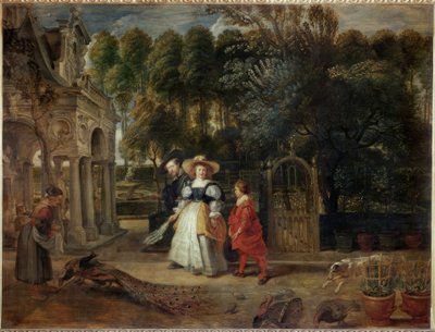 Rubens og hans anden kone i haven af Peter Paul Rubens