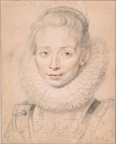 Rubenss datter Clara Serena Såkaldt Maid of Honor af Infanta Isabella, ca. 1623 af Peter Paul Rubens